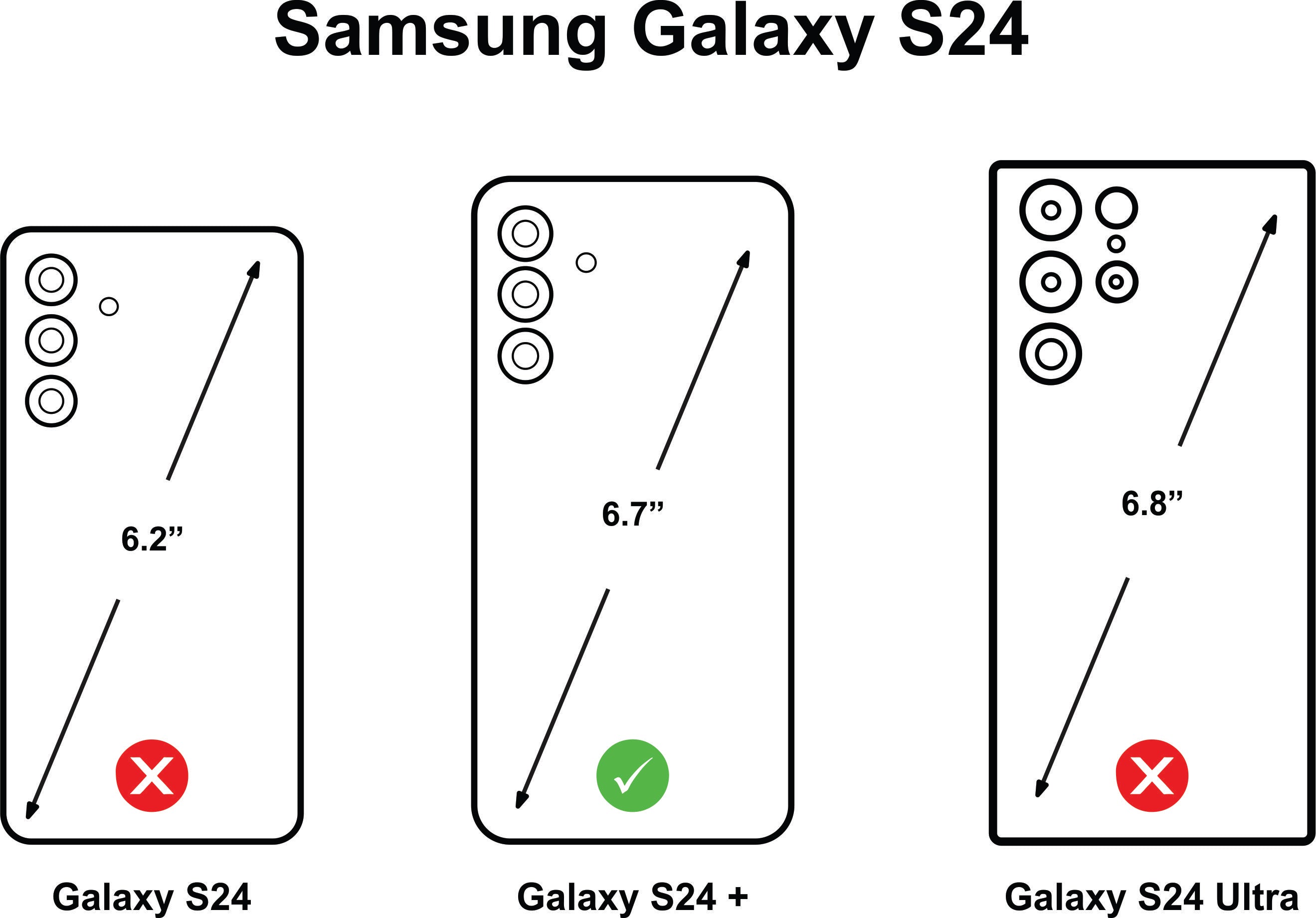 Samsung Galaxy S24 Plus Lederhülle – Magnetische Klappe & MagSafe