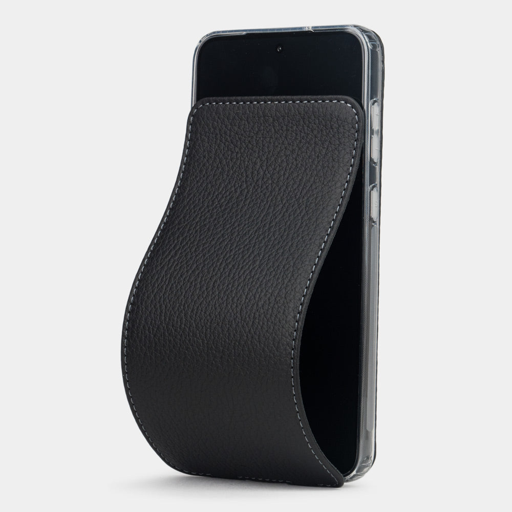 Flip Case Galaxy S23 Plus Black Leather | Marcel Robert - 0