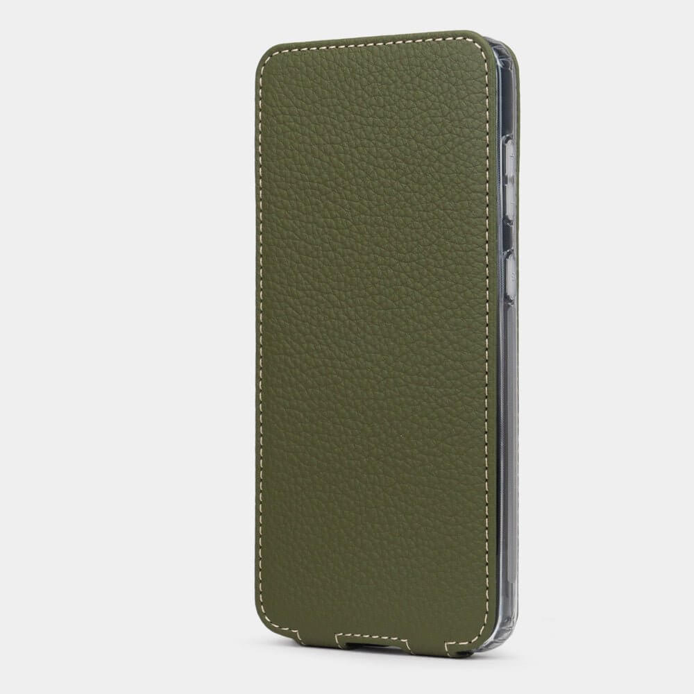 Premium Leather Case Galaxy S23 Plus Green | Marcel Robert - 1