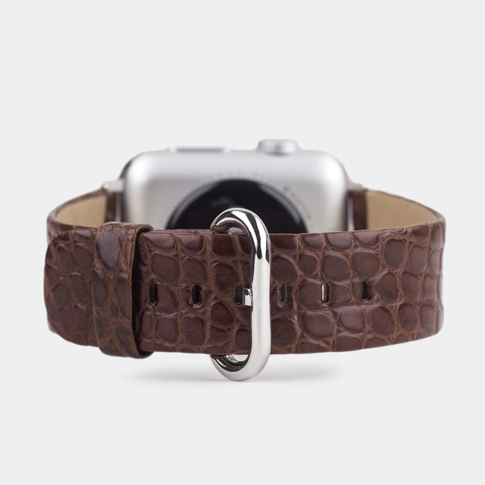 Armband Apple Watch 41/42mm Alligator braun