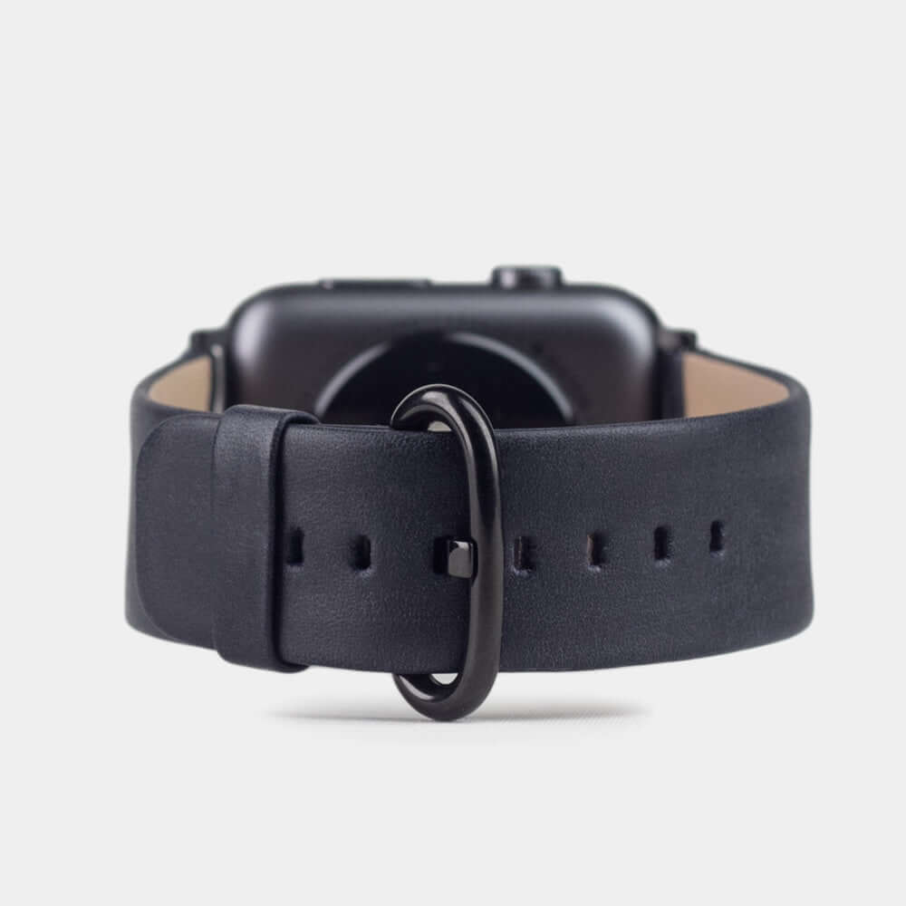 Leather Strap Apple Watch 41/42mm Dark Blue | Marcel Robert - 1