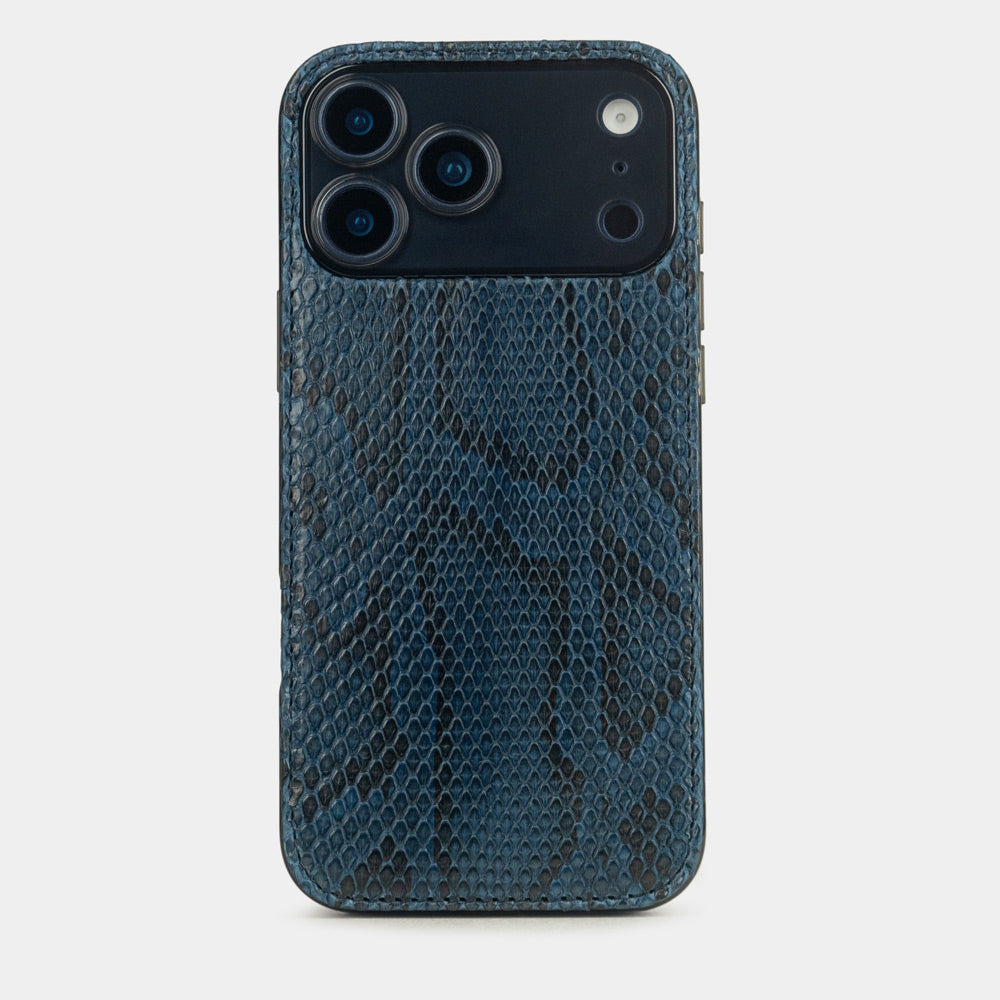 Cover case iPhone 17 Pro Max python blue