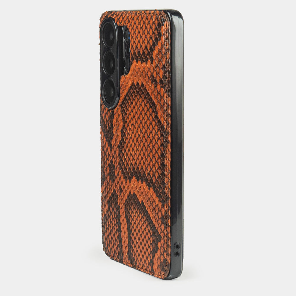 Gold Python Cover Case Samsung S26 Ultra – edge view ultra thin cover