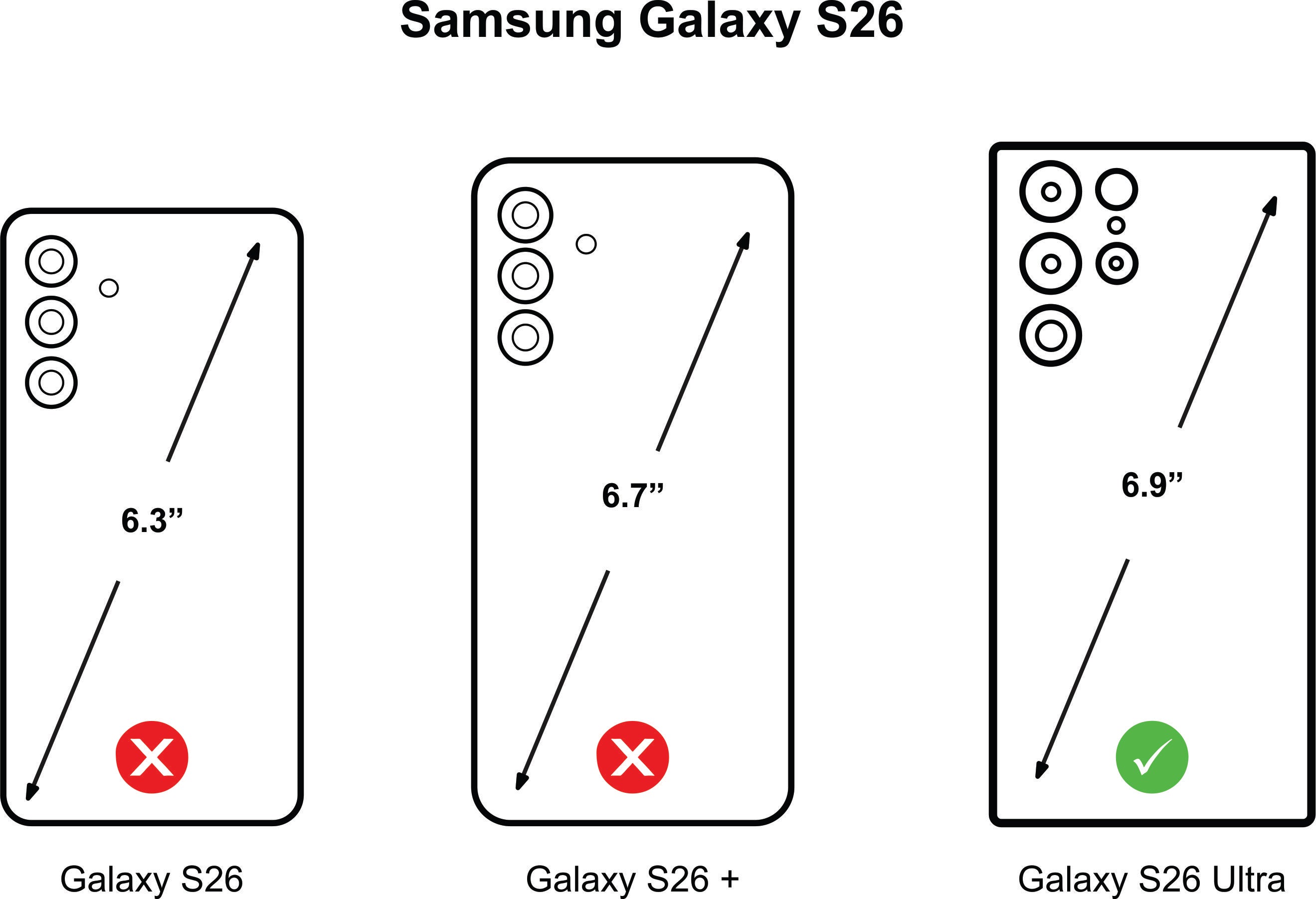 Samsung S26 Ultra leather case – Magnetic supple flap & MagSafe