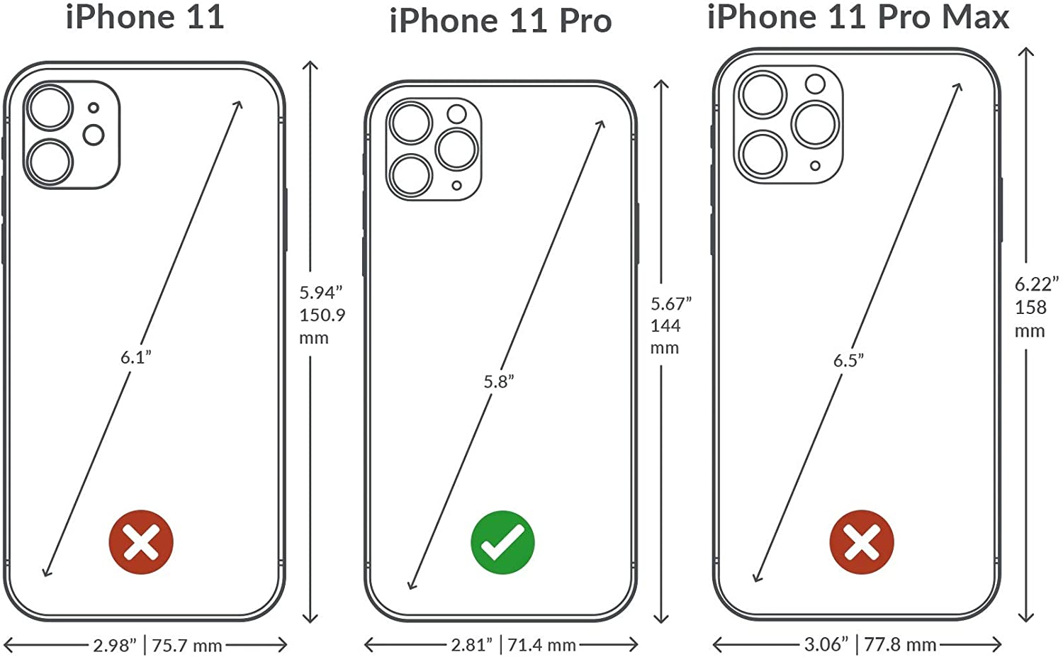 case iPhone 11 Pro black mat | Marcel Robert