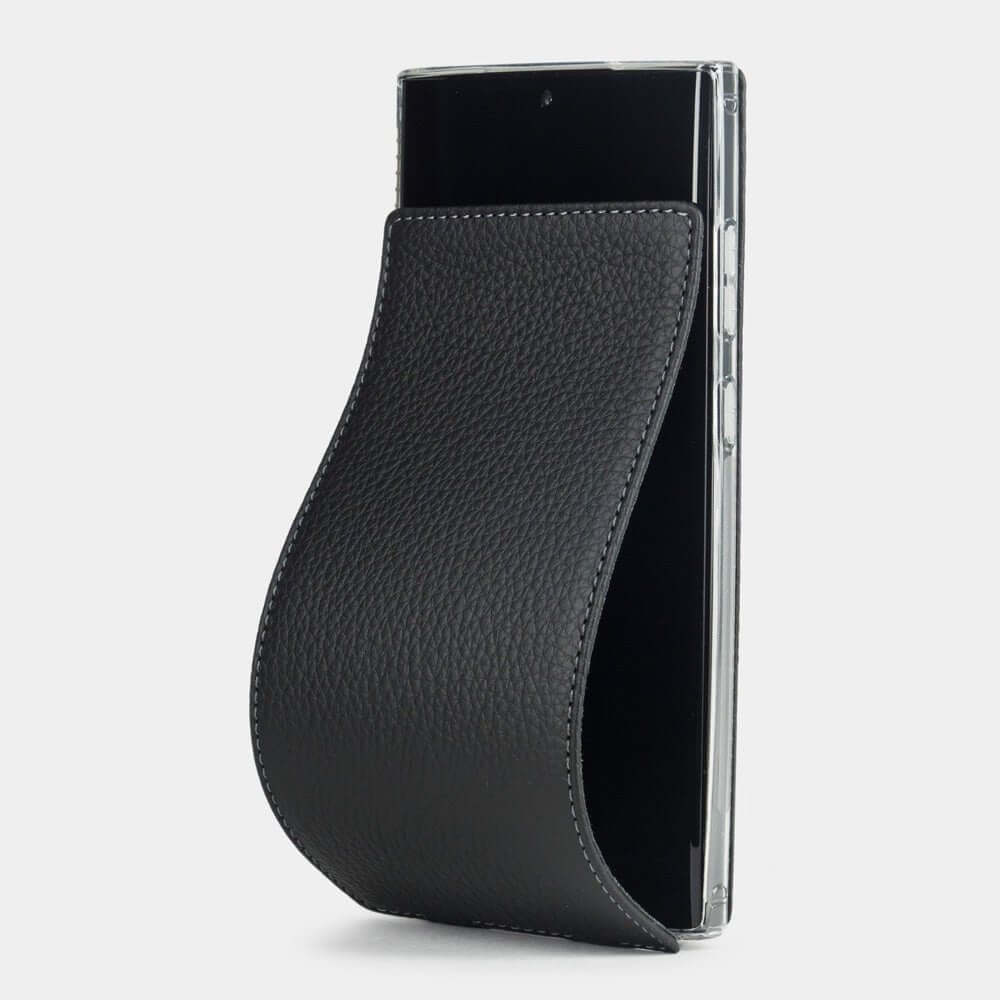 Premium Leather Case Galaxy S23 Ultra Black | Marcel Robert - 0