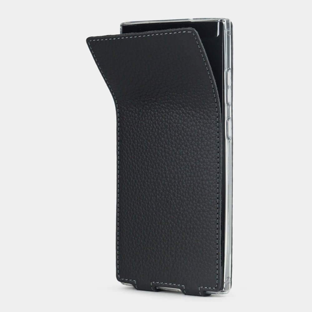 Premium Leather Case Galaxy S23 Ultra Black | Marcel Robert - 1