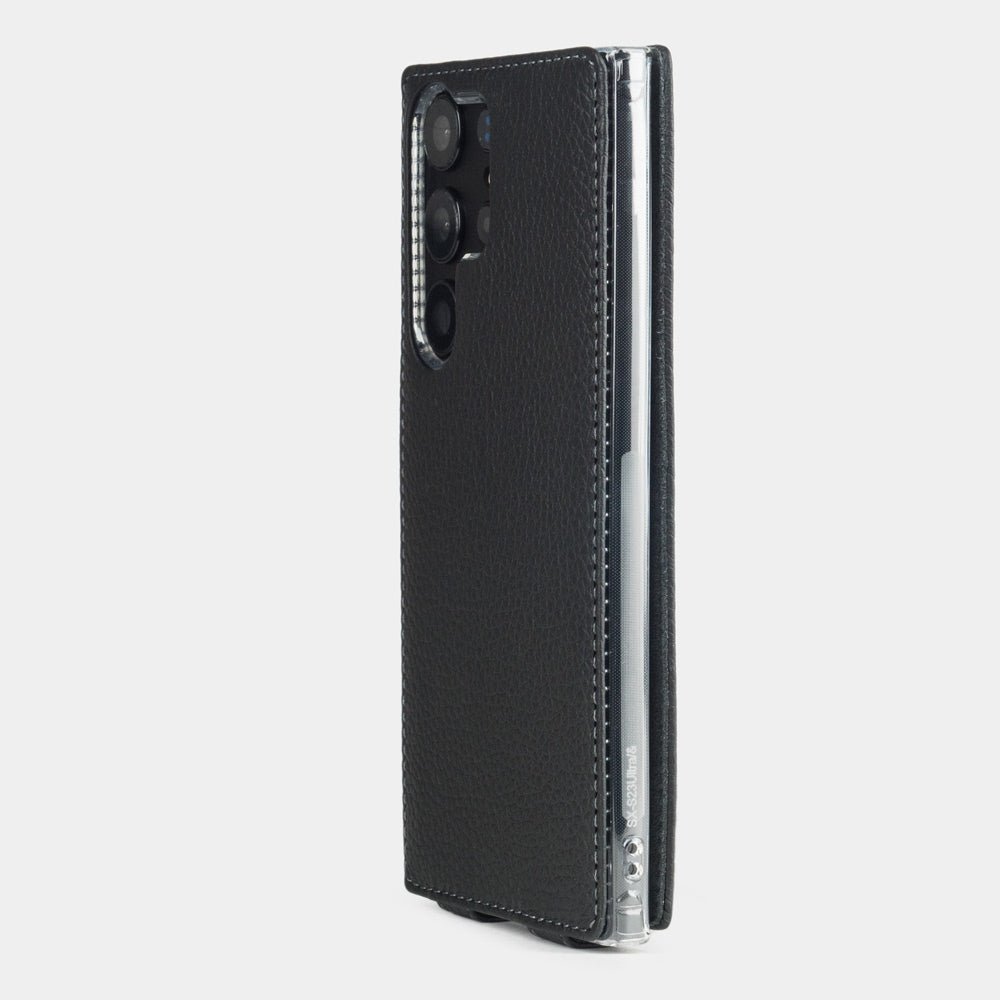 Premium Leather Case Galaxy S23 Ultra Black | Marcel Robert - 4