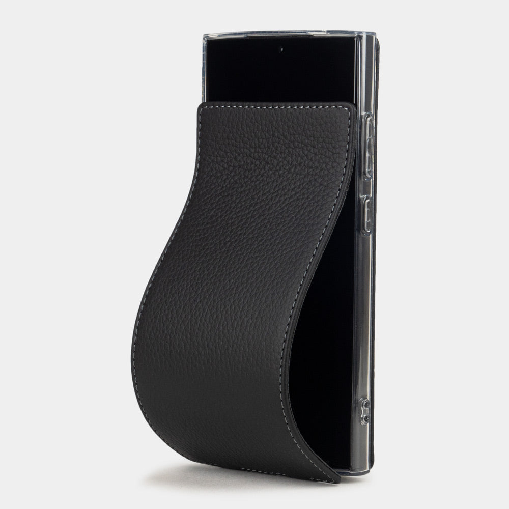 Samsung S24 Ultra Case Leather Black Luxury