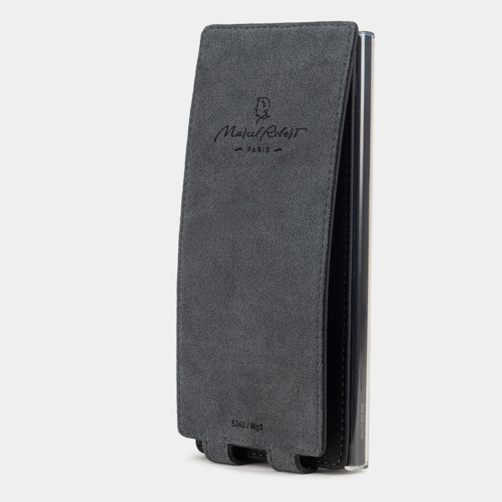 Samsung Galaxy S24 Ultra case leather black