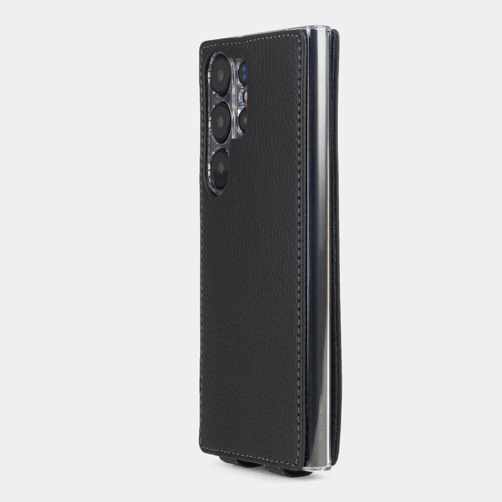 Samsung Galaxy S24 Ultra case leather black