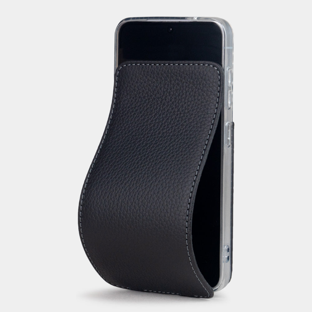 Samsung Galaxy S25 Funda de piel negra