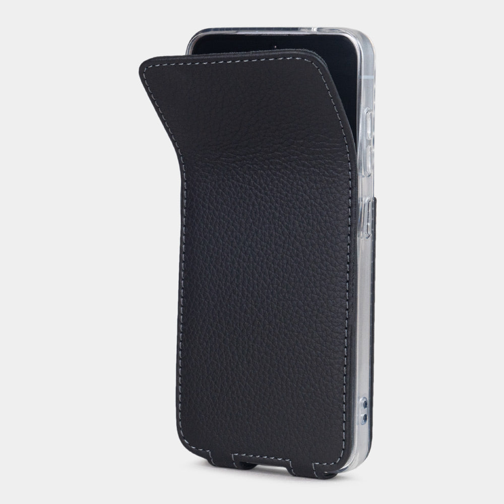 Samsung Galaxy S25 Funda de piel negra