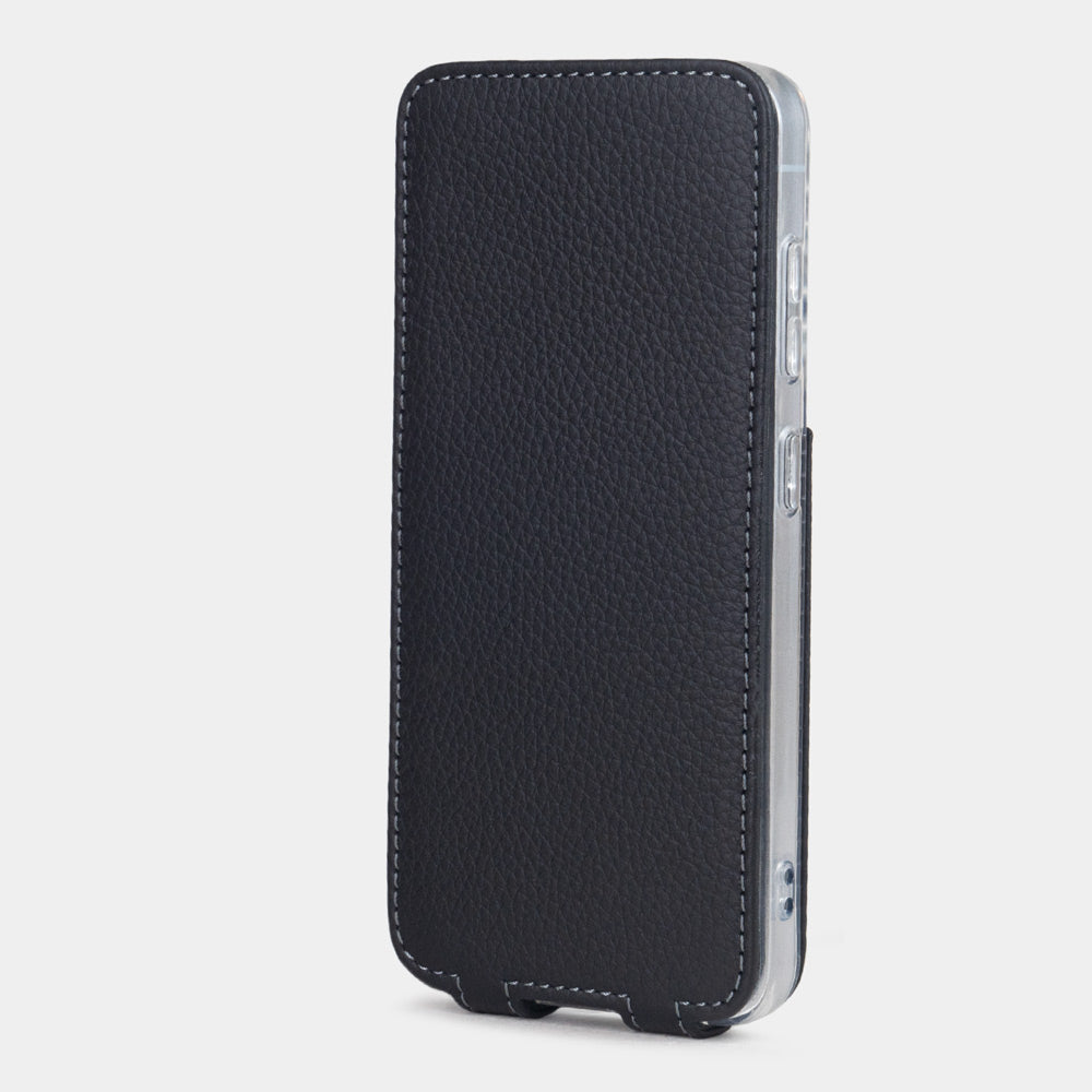 Samsung Galaxy S25 Funda de piel negra