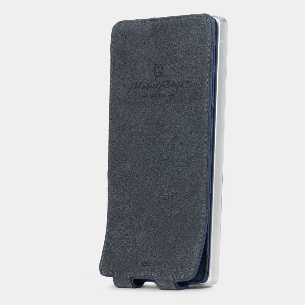 Samsung Galaxy S25 ultra case genuine ostrich blue