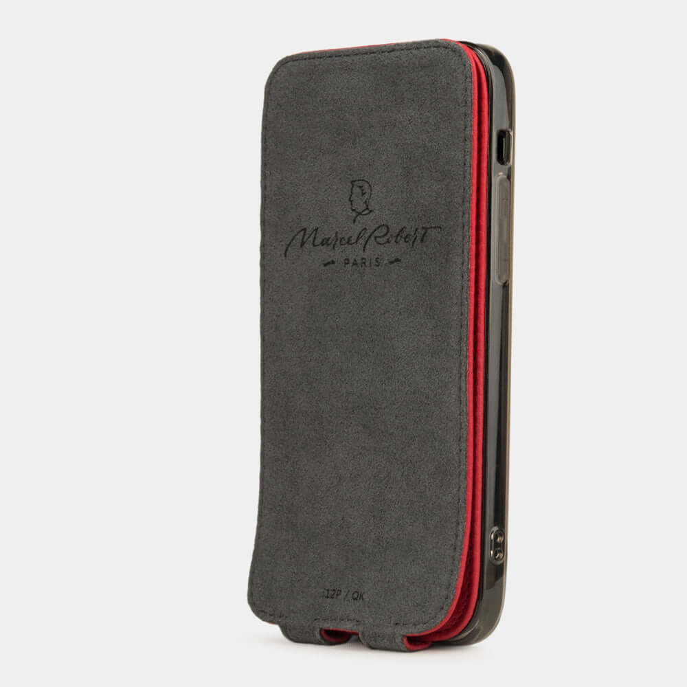 Premium Leather Case iPhone 12 mini Red | Marcel Robert - 7