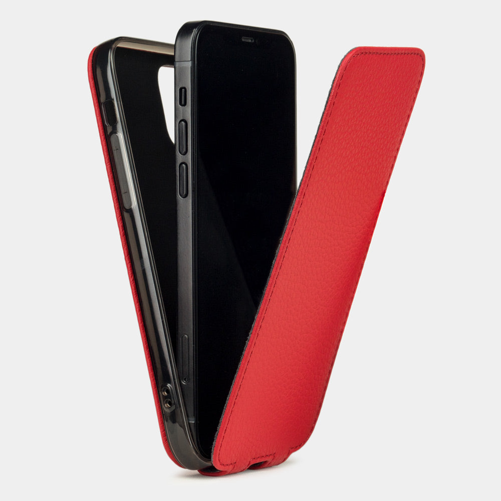 Premium Leather Case iPhone 12 mini Red | Marcel Robert - 2