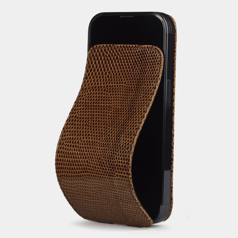 Artisanal Lizard Leather Case iPhone 14 Pro | Marcel Robert - 0