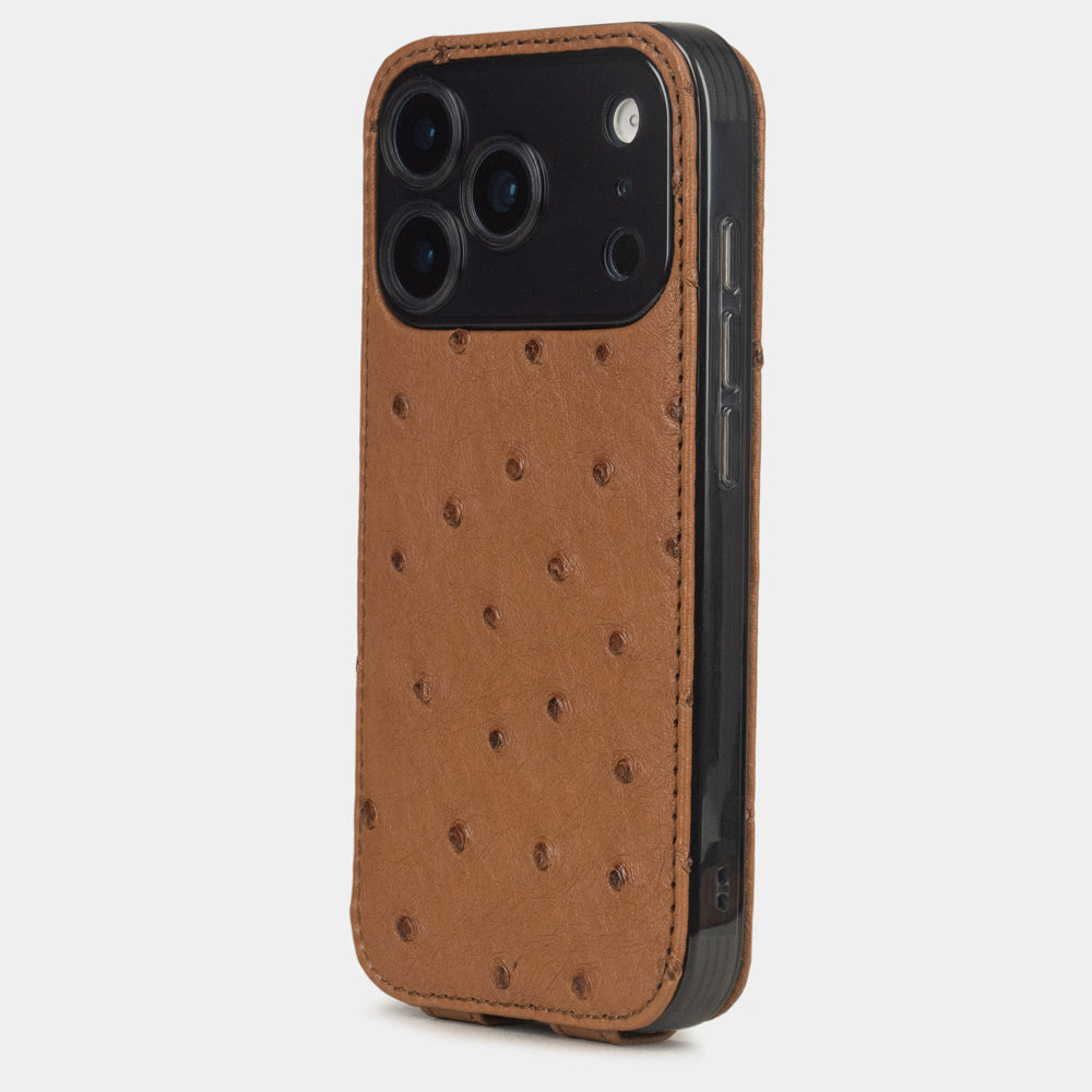 iPhone 17 Pro case ostrich gold