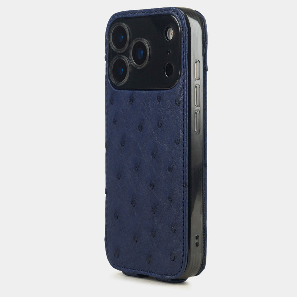 iPhone 17 Pro Max case ostrich blue