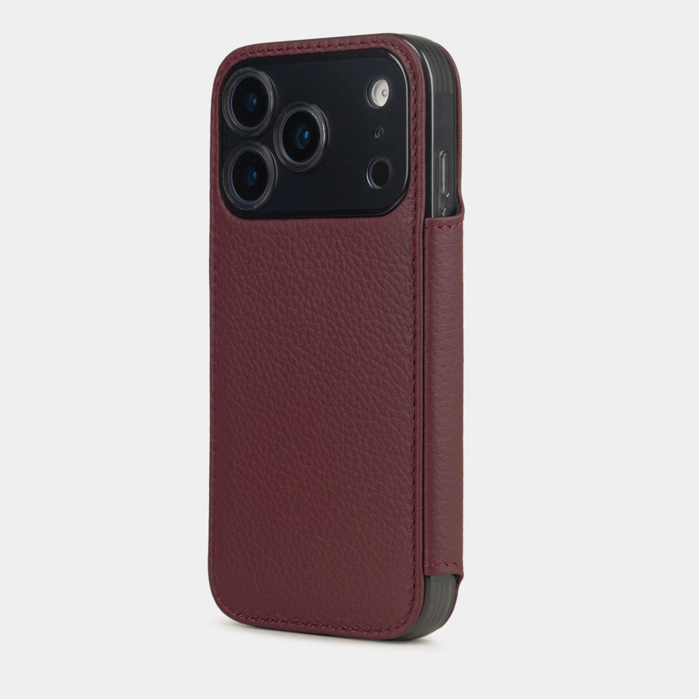 Folio case iPhone 17 Pro Max bordeaux