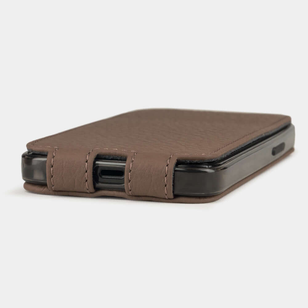 Premium Leather Case iPhone 12 Pro Max Coffee | Marcel Robert - 6