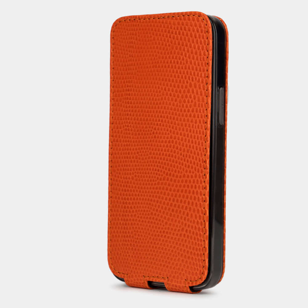 case iPhone 13 Pro Max lizard orange | Marcel Robert
