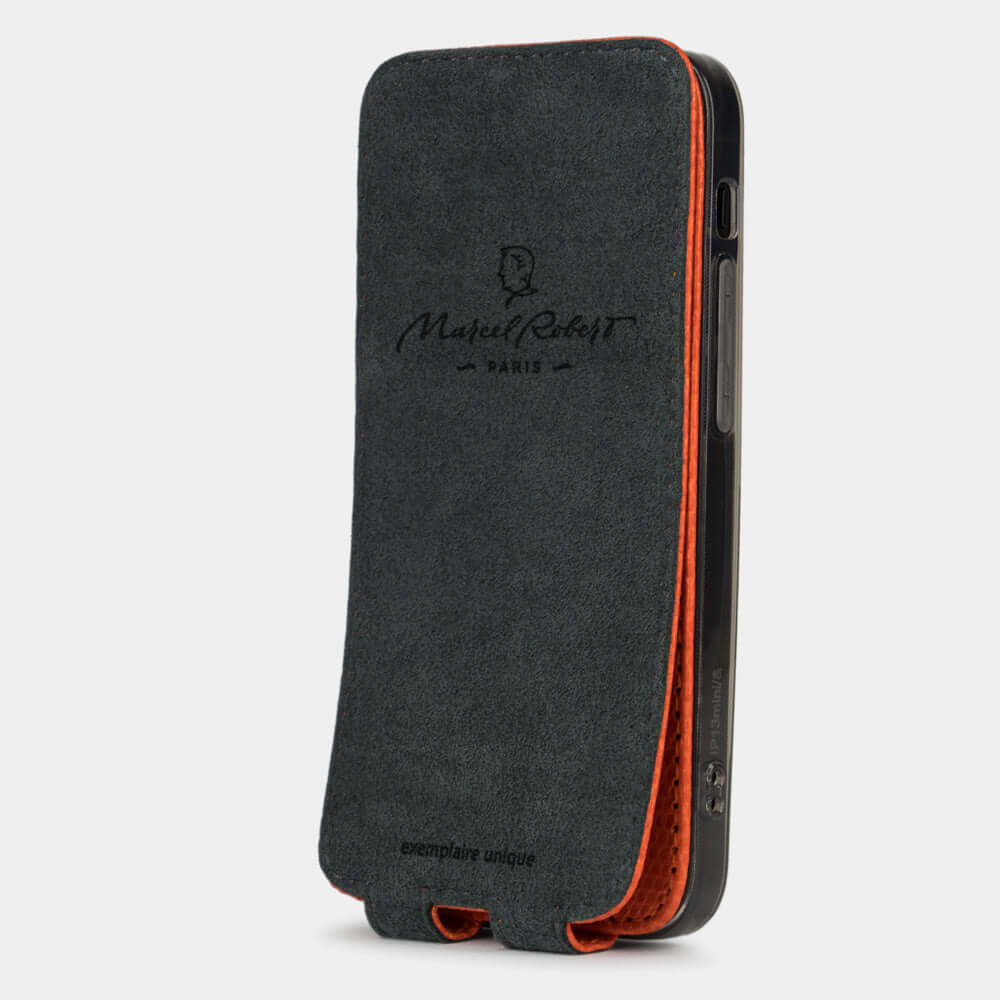 case iPhone 13 Pro Max lizard orange | Marcel Robert