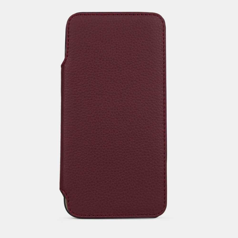 Folio case iPhone 17 bordeaux