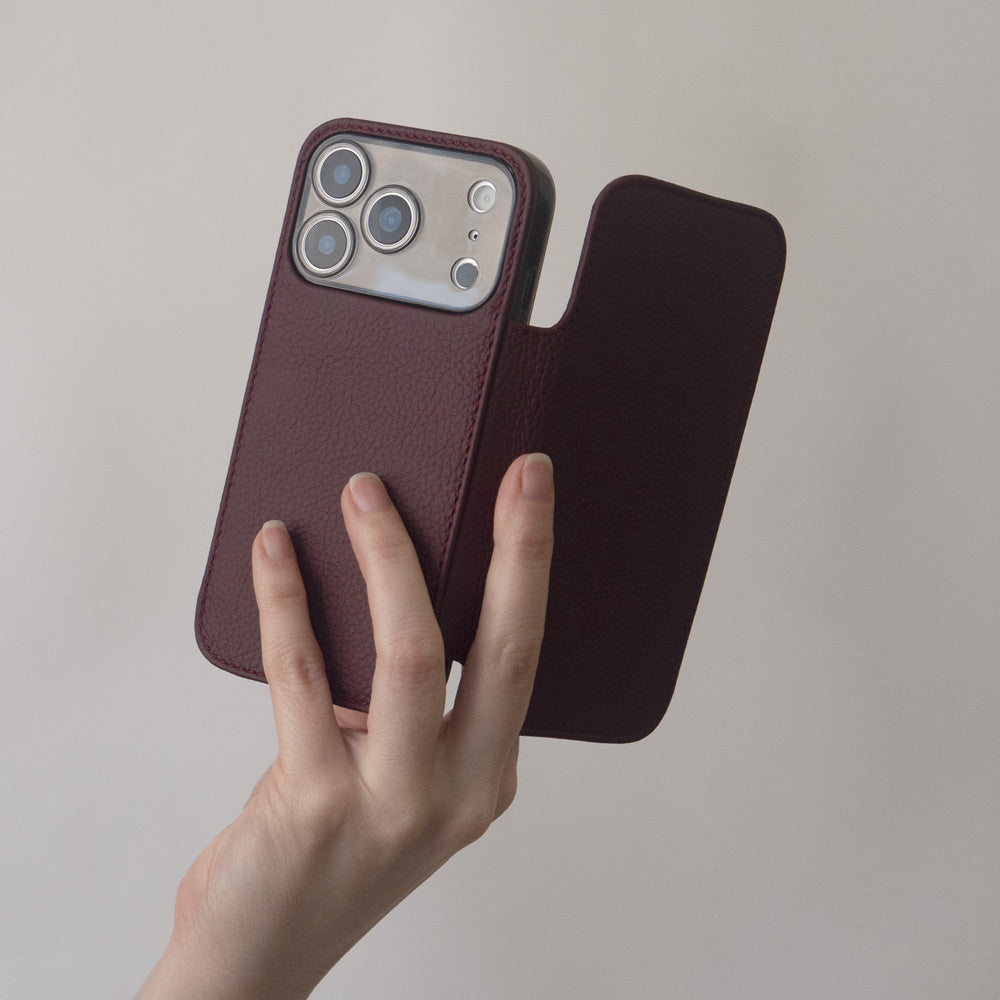 custodia iPhone 17 Pro Max bordeaux