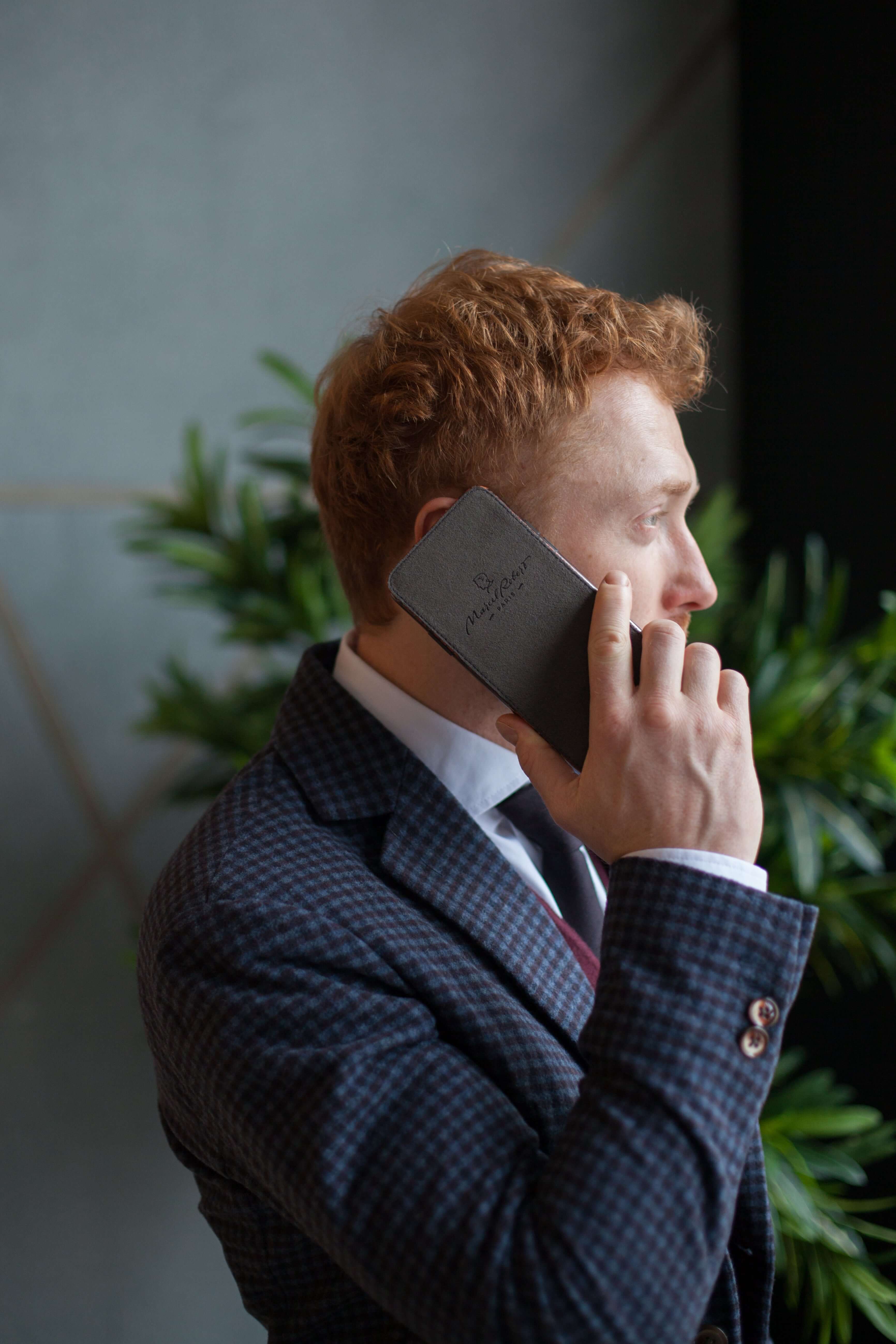 Elegant Ostrich Case iPhone 12 Pro Max Purple | Marcel Robert - 4