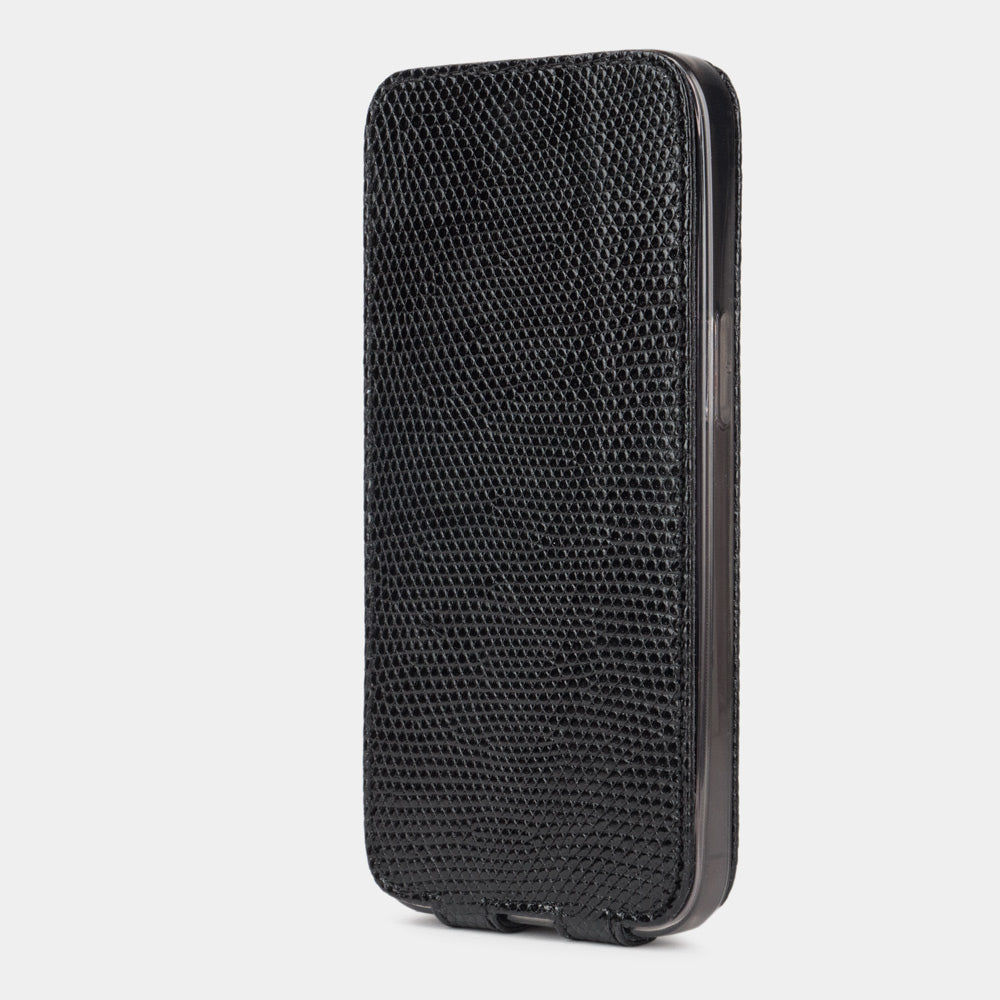 coque iPhone 13 pro lézard noir
