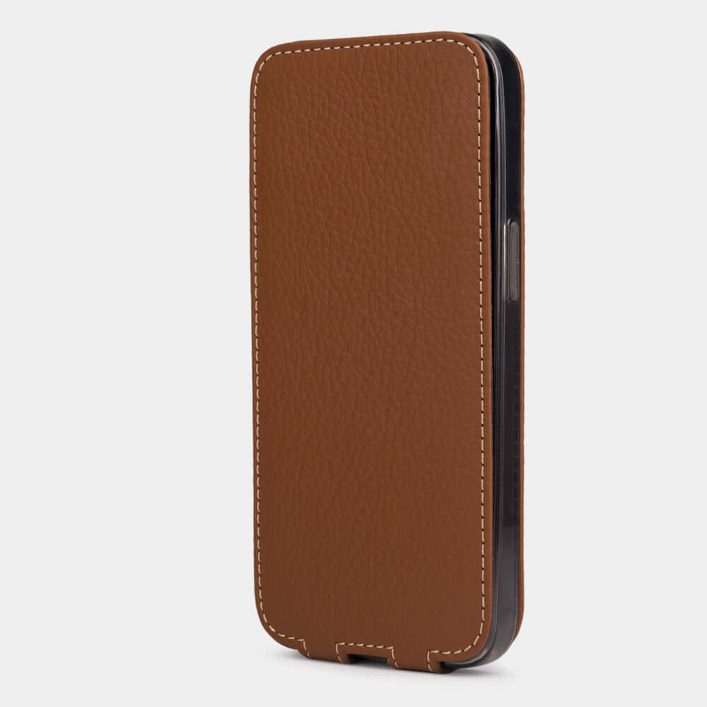 Premium Leather Case iPhone 13 mini Caramel | Marcel Robert - 4