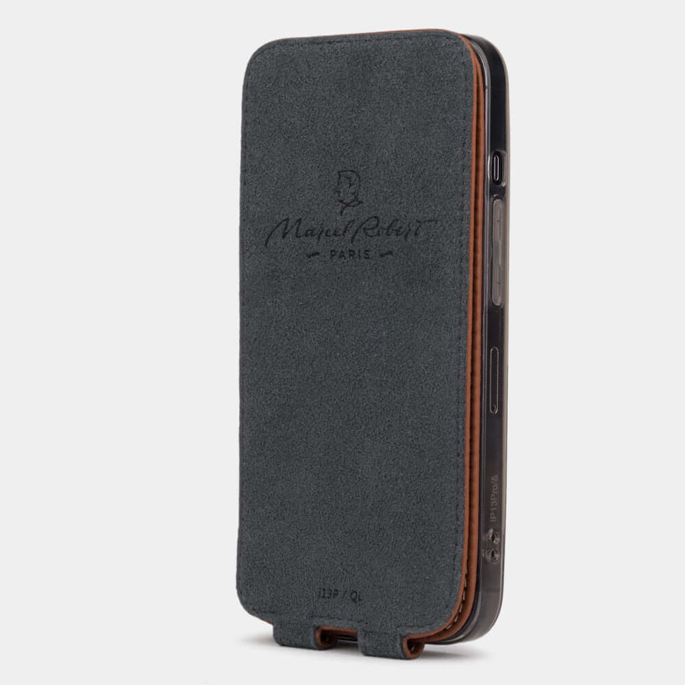 Premium Leather Case iPhone 13 mini Caramel | Marcel Robert - 5