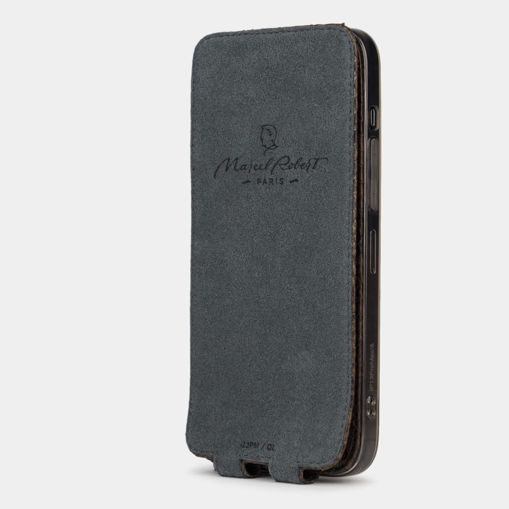 iPhone 13 Pro Max handyhülle Pythonleder – MagSafe