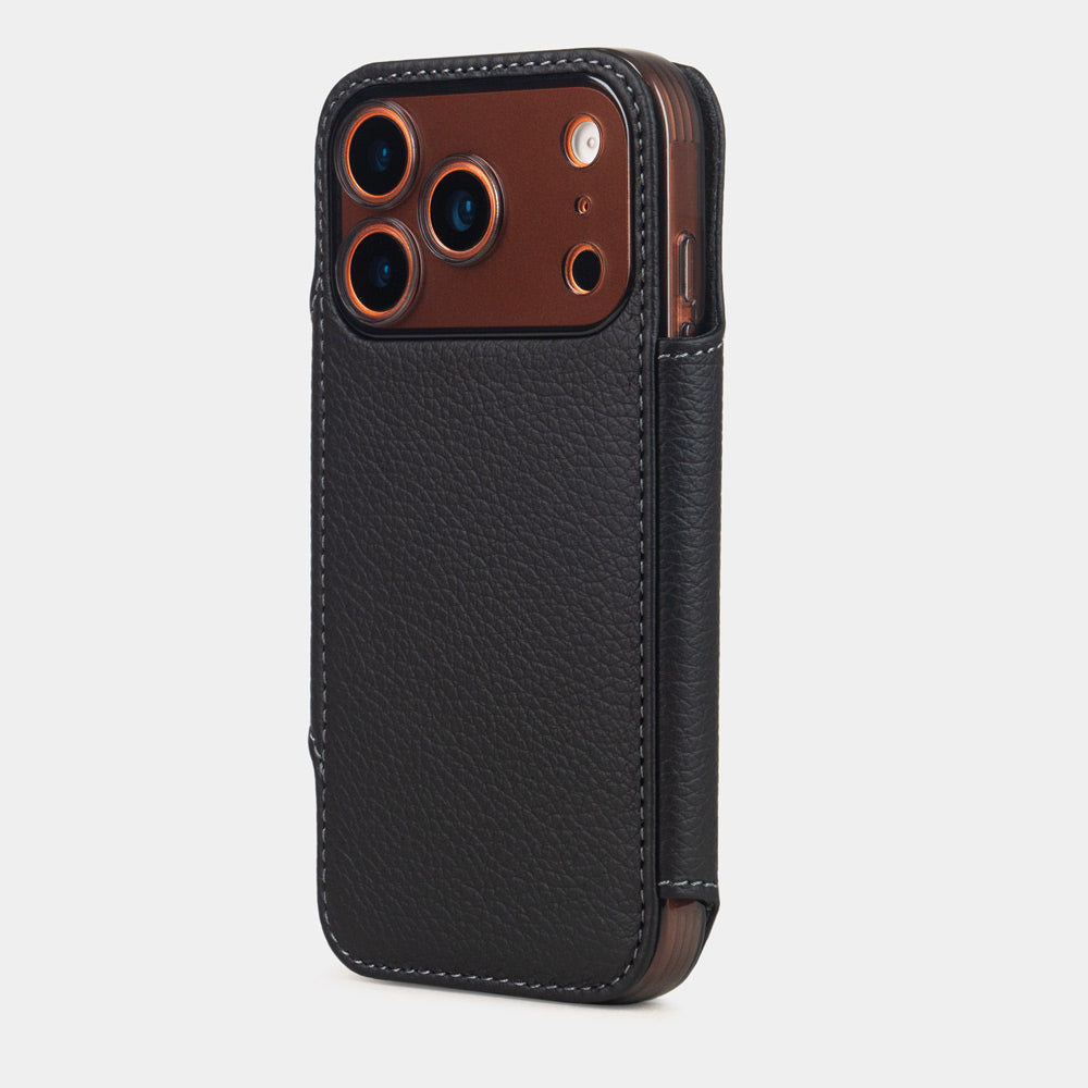 iPhone 17 Pro Leather Case with Card Holder – Slim Wallet Case