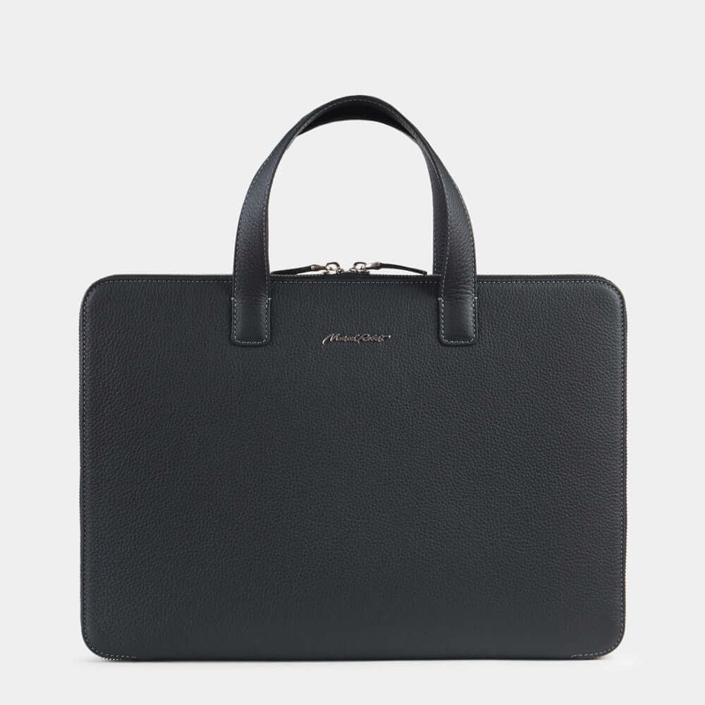 Black Notebook Bag 17'' Bocage, Real Leather | Marcel Robert - 0