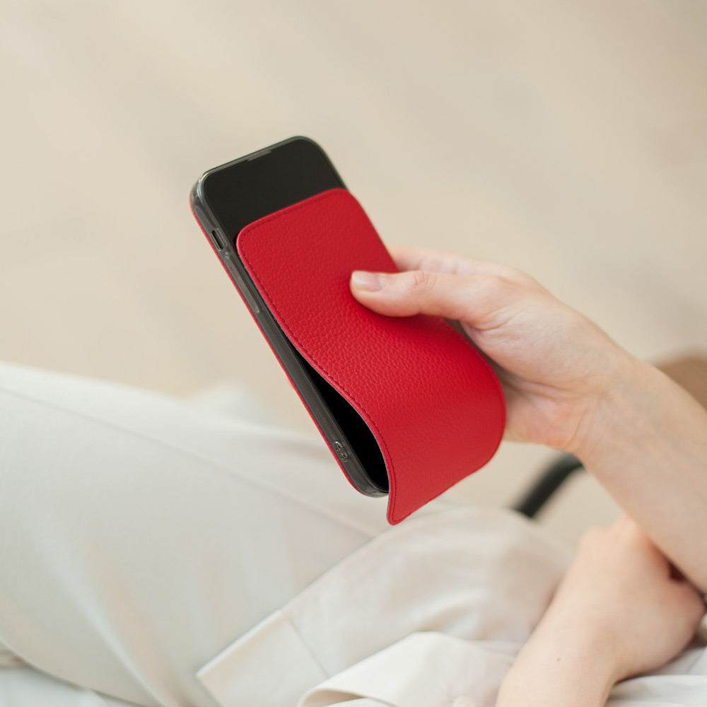 Protection Leather Case iPhone 14 Plus in Red | Marcel Robert - 2
