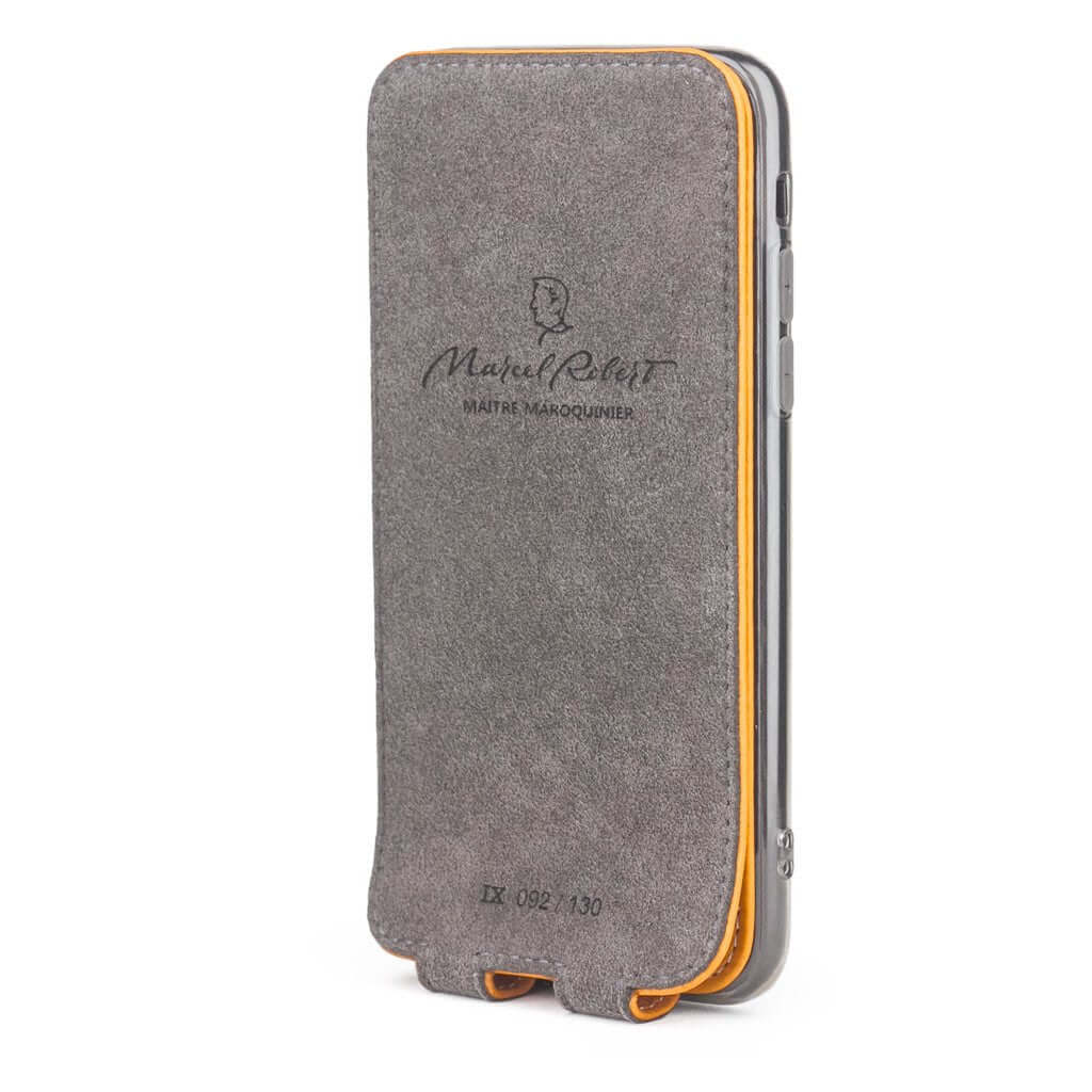 Premium Leather Case iPhone X/XS Gold | Marcel Robert - 3