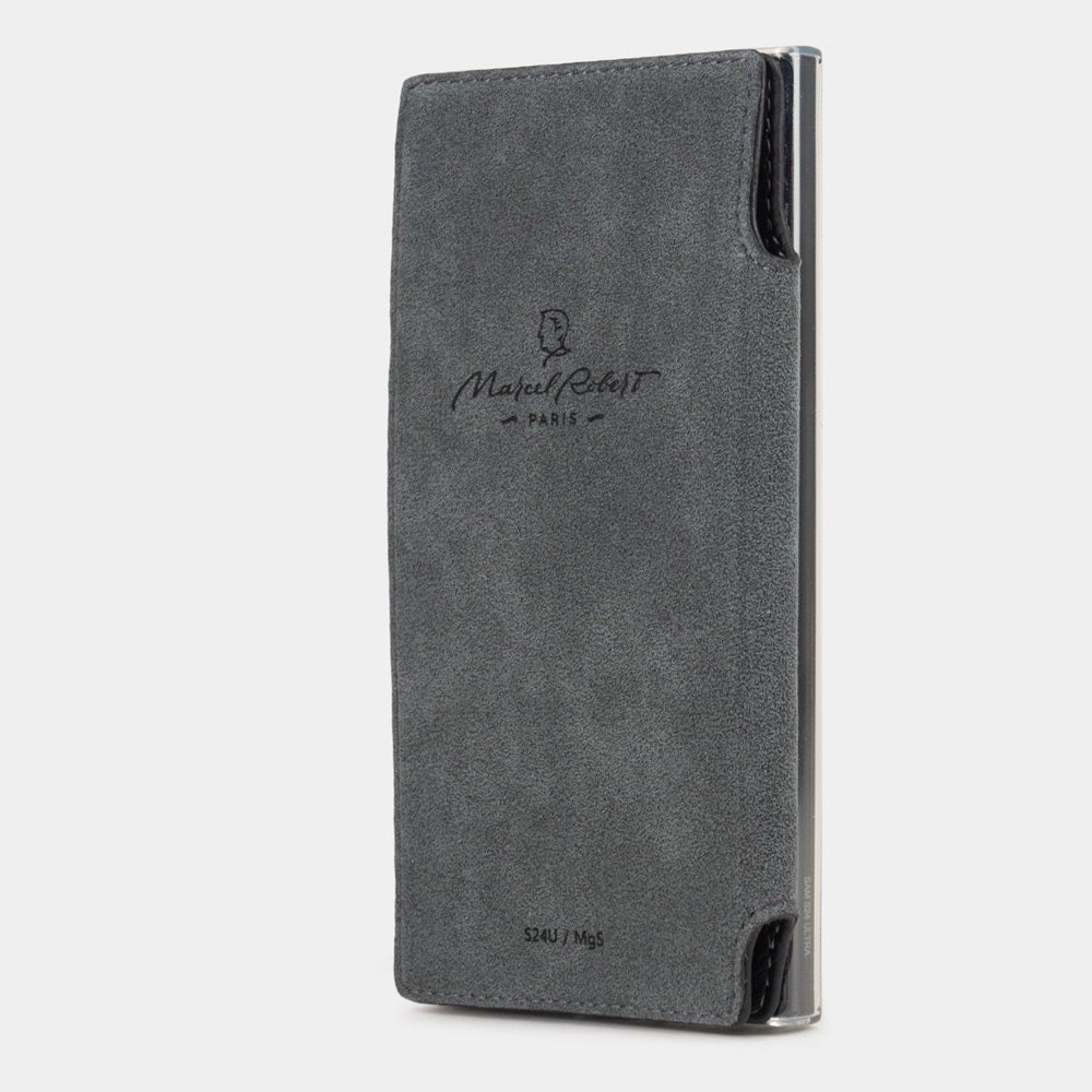 Folio Black Leather Case Galaxy S24 Ultra | Marcel Robert - 4