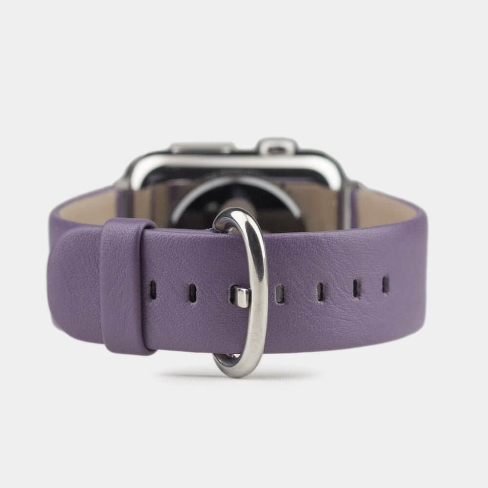 Calfskin Strap Apple Watch 45/46mm Violet | Marcel Robert - 0