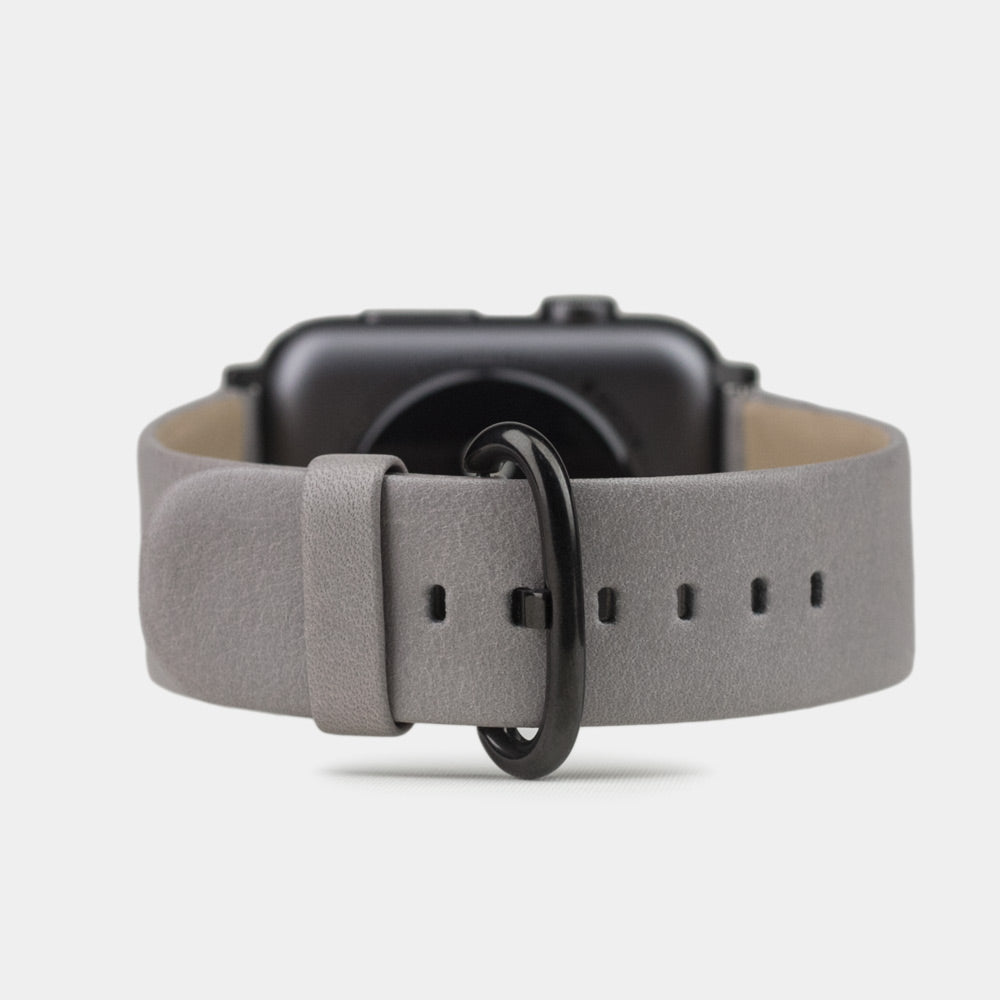 Calfskin Strap Apple Watch 41/42mm Grey | Marcel Robert - 7