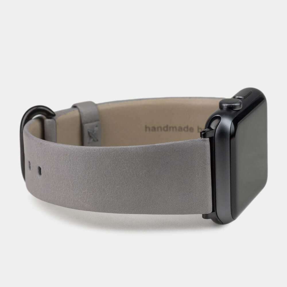 Calfskin Strap Apple Watch 41/42mm Grey | Marcel Robert - 9