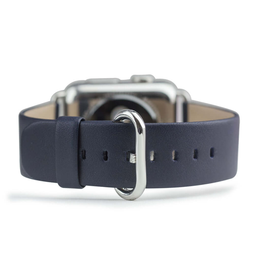 Leather Strap Apple Watch 41/42mm Dark Blue | Marcel Robert - 0