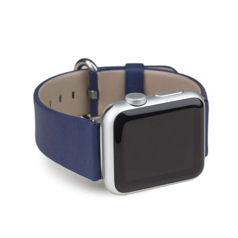 Leather Strap Apple Watch 45/46mm Royal Blue | Marcel Robert - 15
