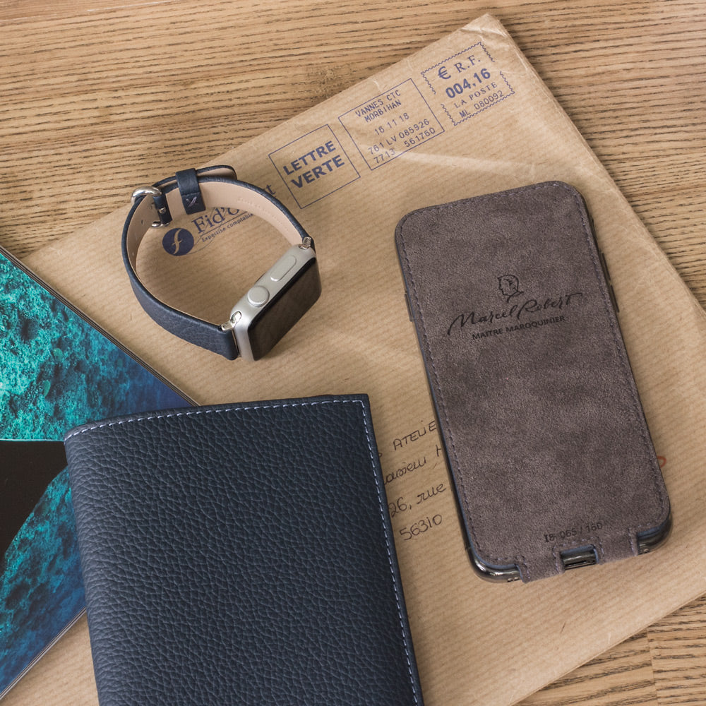 Correa Apple Watch mujer 41/42 mm de piel granulada