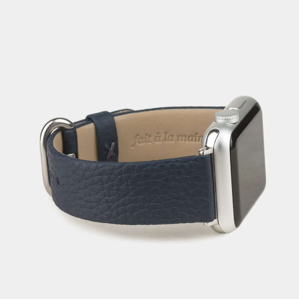 Leather Strap Apple Watch 45/46mm Blue | Marcel Robert - 13