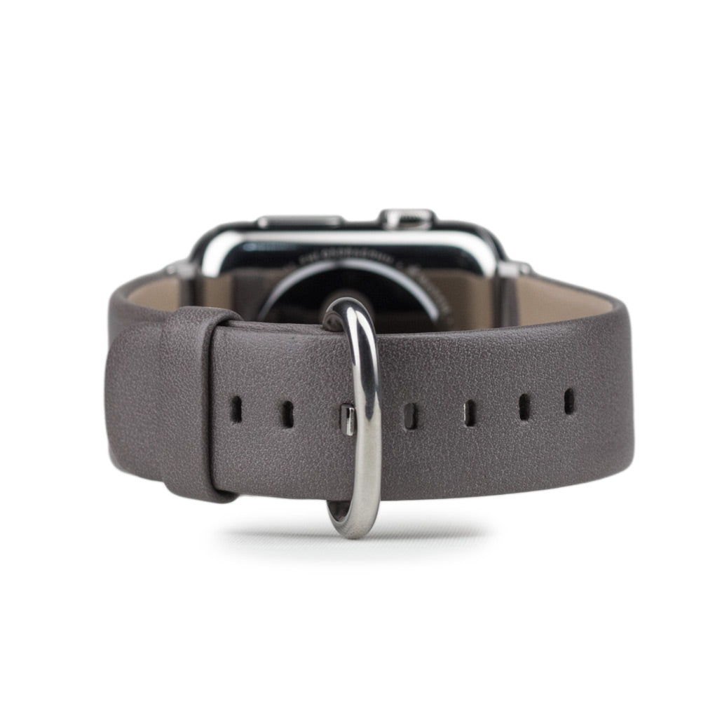 Calfskin Strap Apple Watch 41/42mm Dark Grey | Marcel Robert - 8