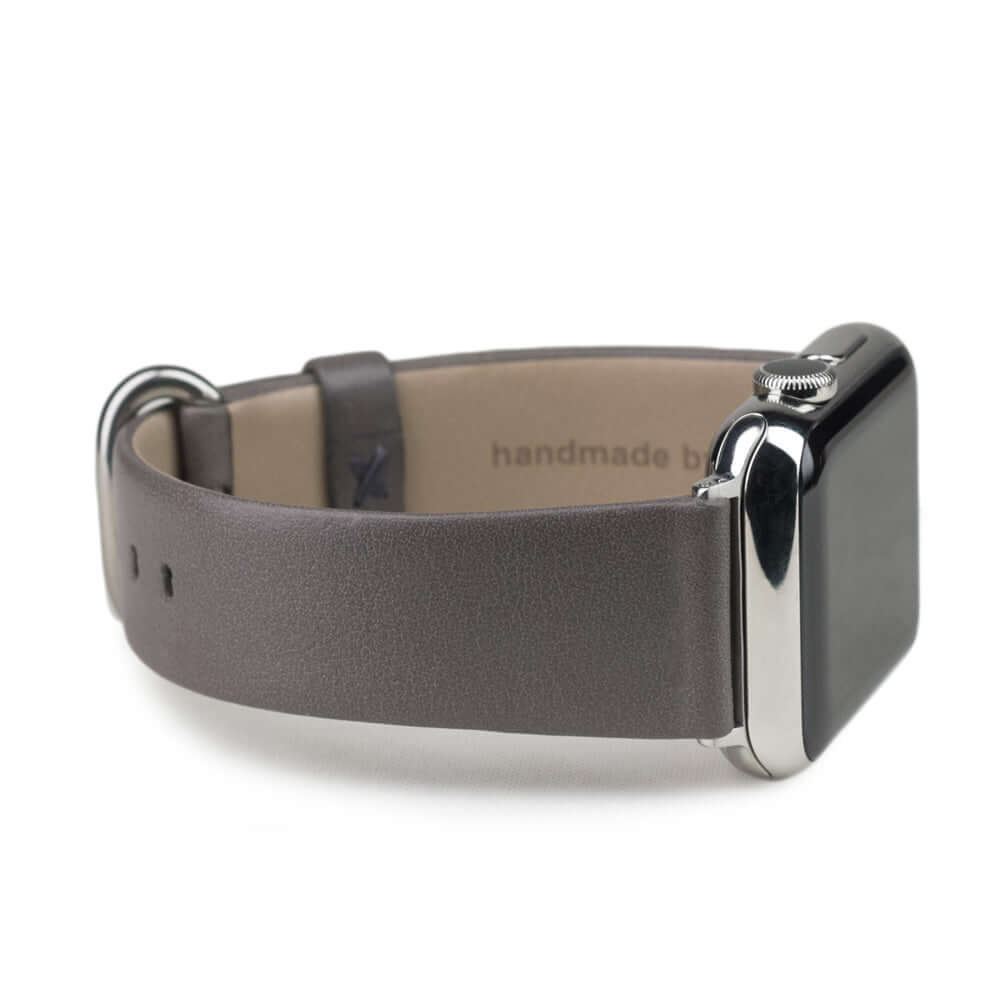 Calfskin Strap Apple Watch 41/42mm Dark Grey | Marcel Robert - 9