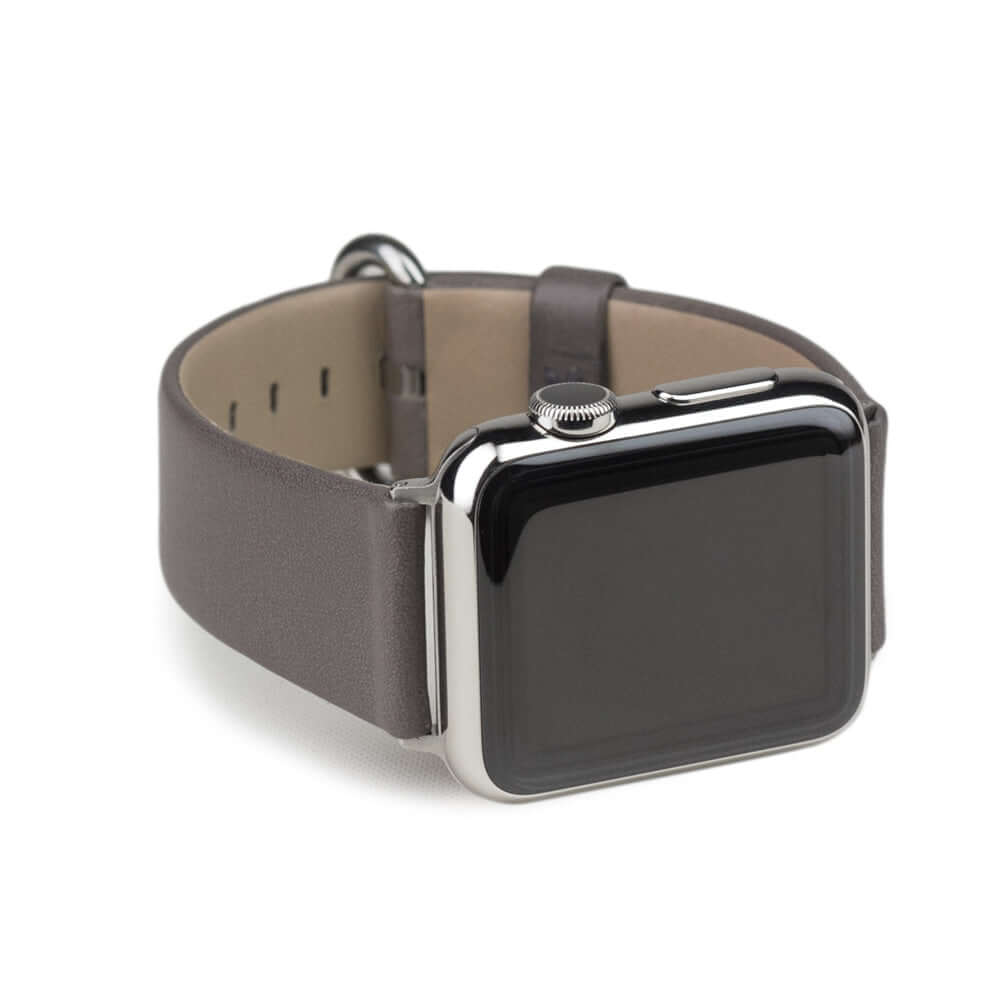 Calfskin Strap Apple Watch 41/42mm Dark Grey | Marcel Robert - 10